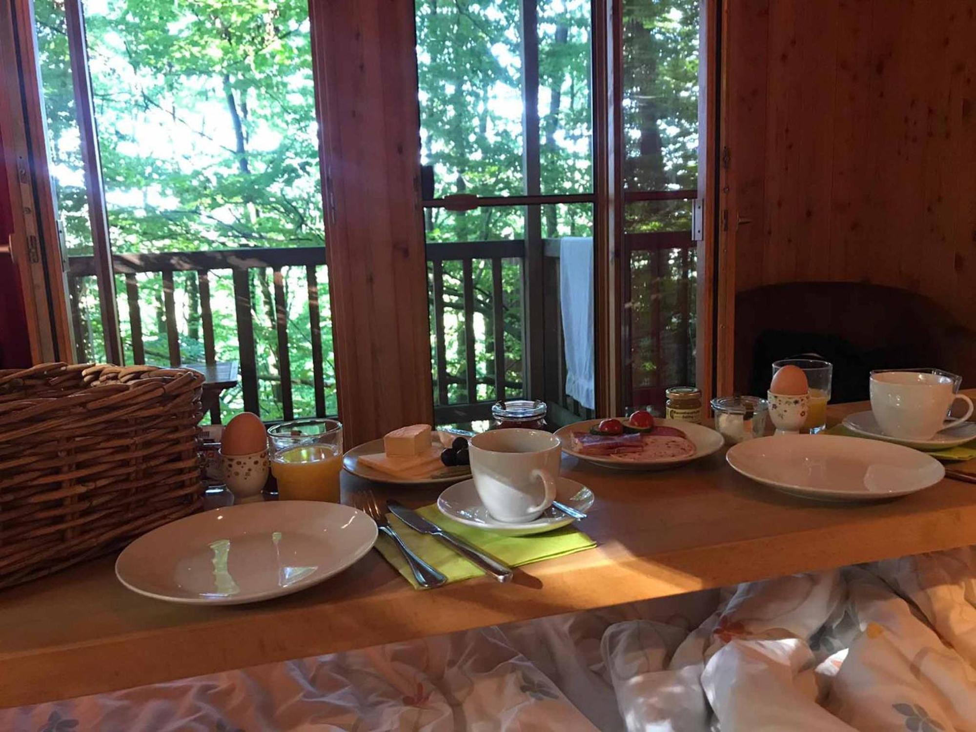 Baumhaushotel Solling Uslar Kültér fotó