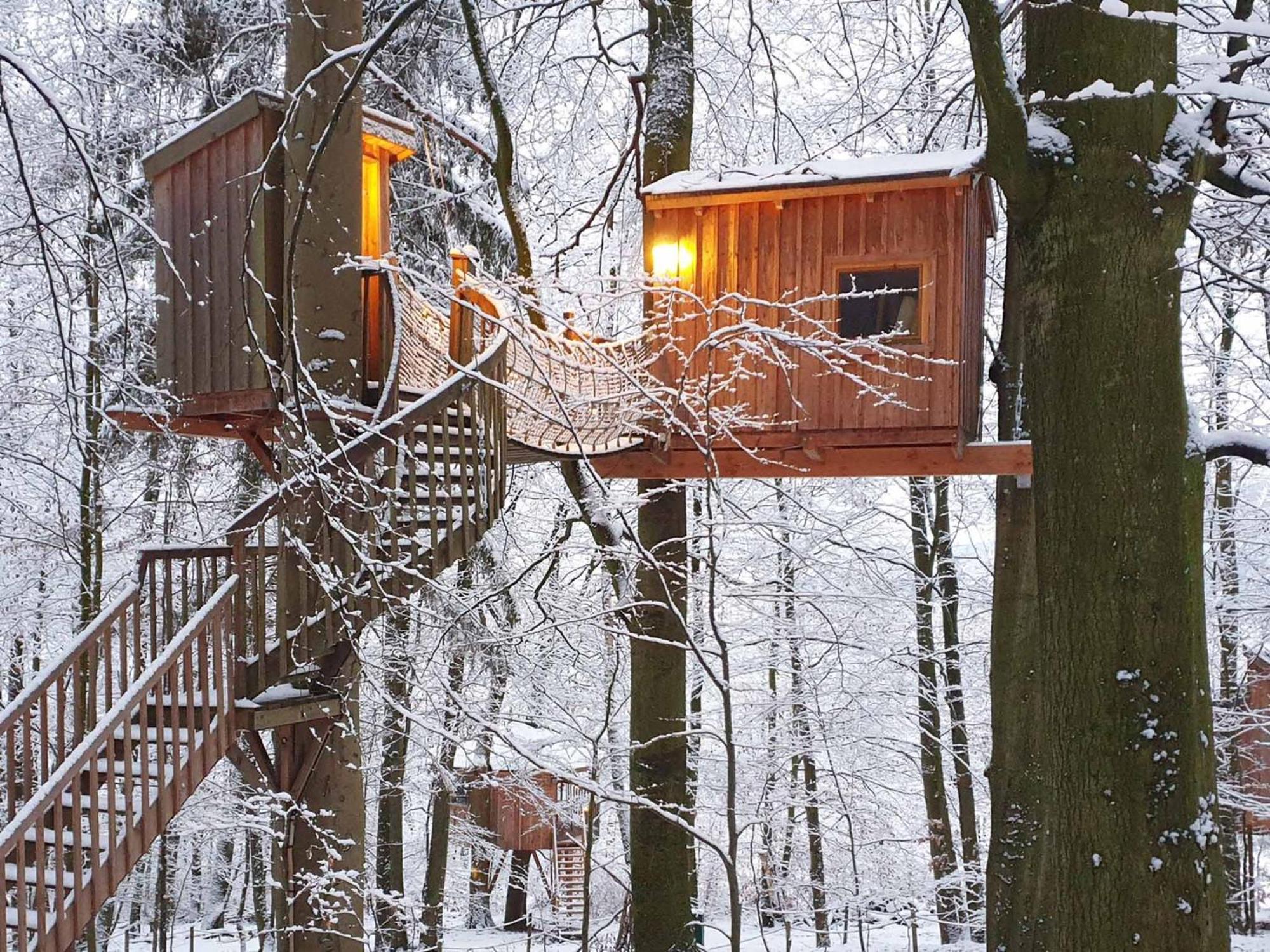 Baumhaushotel Solling Uslar Kültér fotó